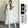 白色蛋糕裙女【春秋夏2025新款 高腰蓬蓬裙蕾丝中长款】a字法式半身裙 商品缩略图6