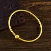 【限时克减150元】足金999 椭圆形古法空心圆珠手镯可打开DIY手镯(UGFSZ00023)（预售产品下单后不退款不退货不换货不补差价（预售产品下单后不退款不退货不换货不补差价 商品缩略图2