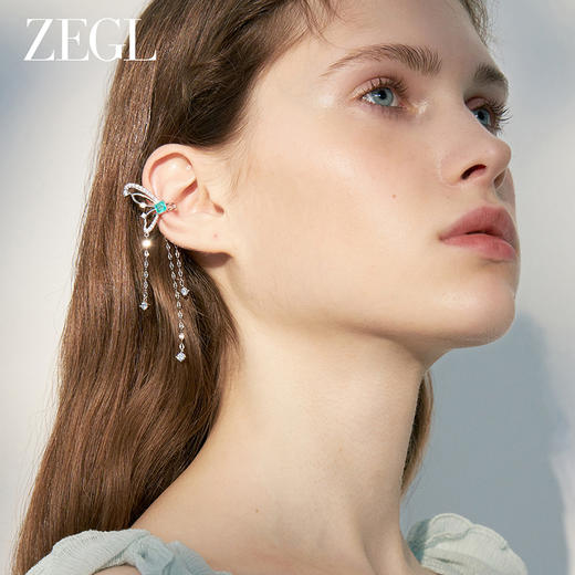 【ZEGL耳妆盘】设计师精灵之舞耳夹女无耳洞耳骨夹耳环耳钉耳饰品 商品图2