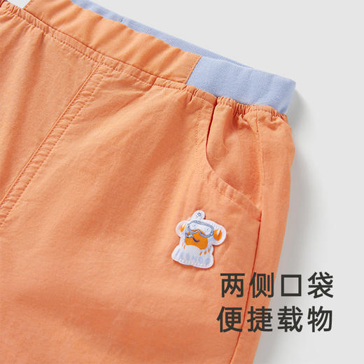 【商场同款】英氏儿童裤子春夏纯棉男童裤子中裤透气新款童装 商品图3