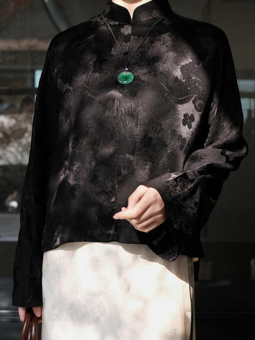 盛唐牡丹 |凤凰纹冠乐绉女上衣 商品图6