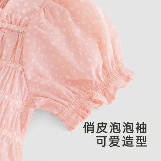 【商场同款】英氏童装T恤可爱短袖女童上衣泡泡袖春夏新款 商品图3