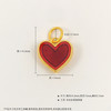【限时克减150元】足金 古法高温烧蓝高温珐琅心形空心双面爱心吊坠心形吊坠挂件(AKGFDZ00002)（预售产品下单后不退款不退货不换货不补差价）（预售产品下单后不退款不退货不换货不补差价） 商品缩略图4