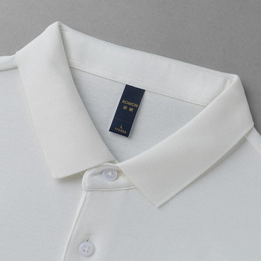 【色织撞色条】罗蒙男士春秋经典polo衫男长袖百搭长袖t恤男士polo衫 商品图5