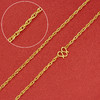 【限时克减150元】足金999.99 五9黄金绞丝链项链(ACXL00002-2)补差价）补差价）预售产品下单后不退款不退货不换货不补差价 商品缩略图0