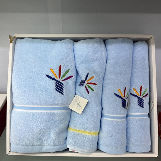 金号毛巾一浴三巾1*G3307+3*G1307（颜色随机发） 商品图0