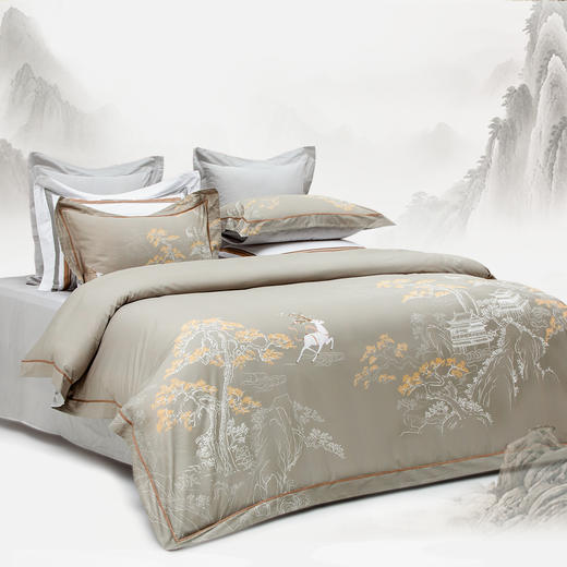 多喜爱山海经 60S贡缎长绒棉四件套 云深之处cs 商品图4