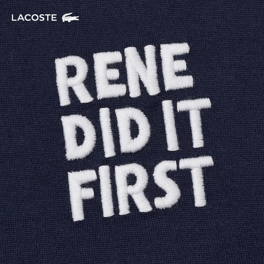 【海南专供价】Lacoste法国鳄鱼男女同款新款T恤TH0133-98 商品图3