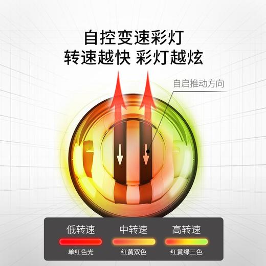 积分免费兑：京东京造 腕力球自启动 减压训练臂力球 金属臂力器 握力球 自发光变色灯 商品图6