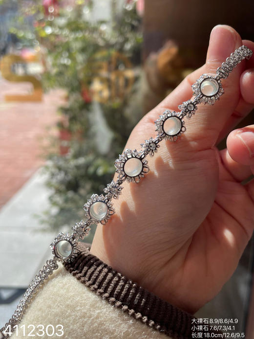 4112303 ，玻璃蛋面手链。具体价格微信咨询 商品图7