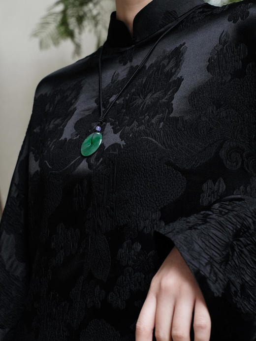 盛唐牡丹 |凤凰纹冠乐绉女上衣 商品图3