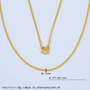 【限时克减150元】足金999.99 五9黄金侧身链项链（面宽约1.1-1.5mm）(ACXL00033-3)补差价）预售产品下单后不退款不退货不换货不补差价 商品缩略图1