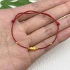 【定价黄金】足金999 #葫芦 #锤纹 古法锤纹葫芦红绳调节成品手串(AKGFSC00281)（预售产品下单后不退款不退货不换货不补差价）（预售产品下单后不退款不退货不换货不补差价） 商品缩略图3