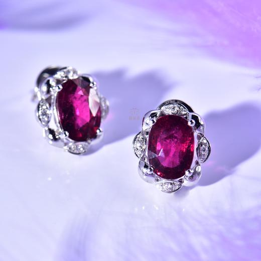 【繁花】碧玺耳钉-CB12401027 商品图4