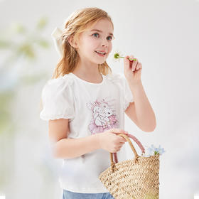 笛莎Deesha T恤2024夏季新款时尚短袖T恤