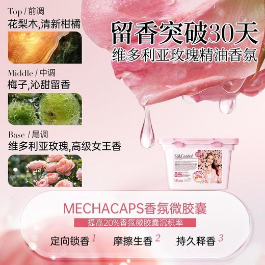 蔬果园大师调香维多利亚玫瑰精油香氛4D洗衣凝珠6颗装 商品图2