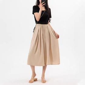 【79元2条！舒服凉爽又安全的裤裙～】春夏休闲七分裙裤 冰感垂顺 显瘦高腰百搭透气阔腿裤裙