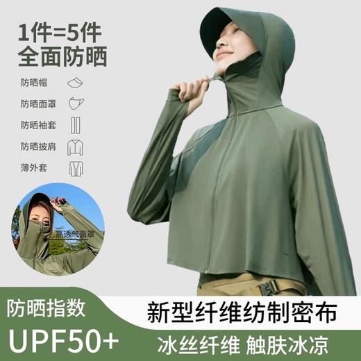 【冰丝纤维，触肤凉感！】爆款UPF50+冰丝防晒衣男女，2024年新款防紫外线皮肤衣，防晒服长袖透气-lm！ 商品图0