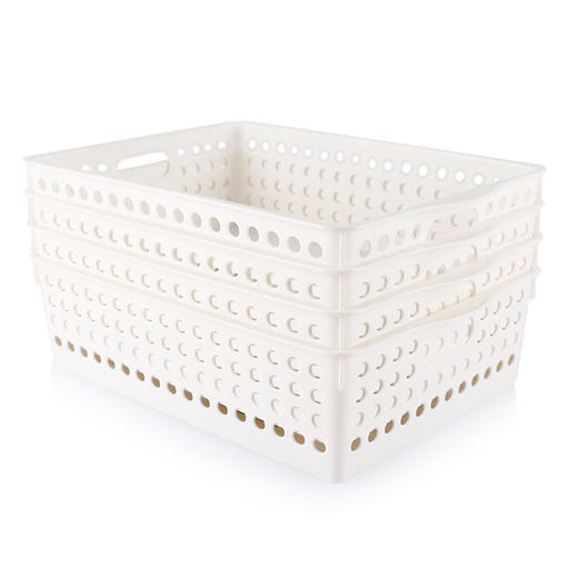 茶花  收纳盒  纳洁多用收纳方筛  颜色随机 3个装 商品图3