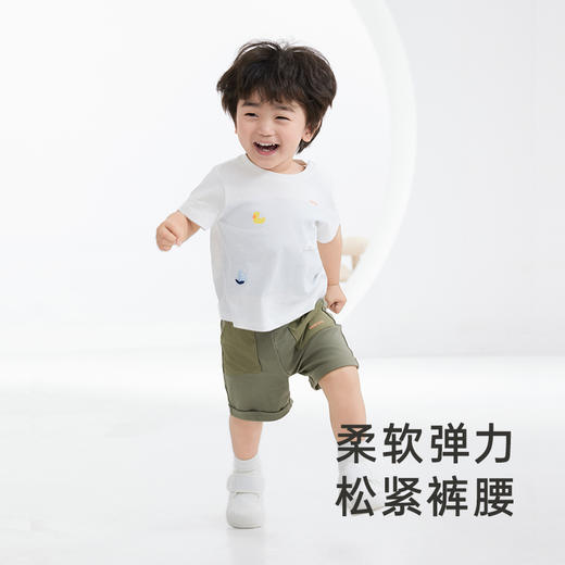 【商场同款】英氏童装速干裤夏季透气男童中裤儿童裤子 商品图2