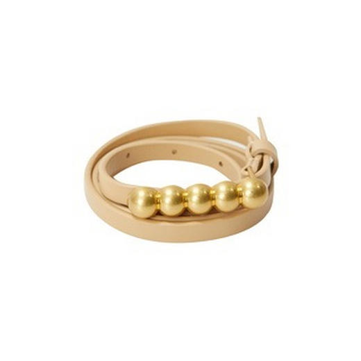 谜底细皮带女士2024夏季新品复古百搭金属波点扣头腰带242MQ0906 商品图2