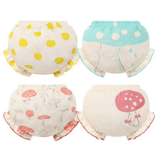 【9款组合！婴童纯棉面包裤】薄款卡通可爱童内裤面包裤纯棉双层厂家直销蝴蝶结儿童荷叶边外穿 商品图9