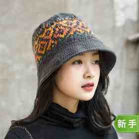 苏苏姐家费尔岛钻石渔夫帽手工编织毛线团帽子钩棒针diy材料包