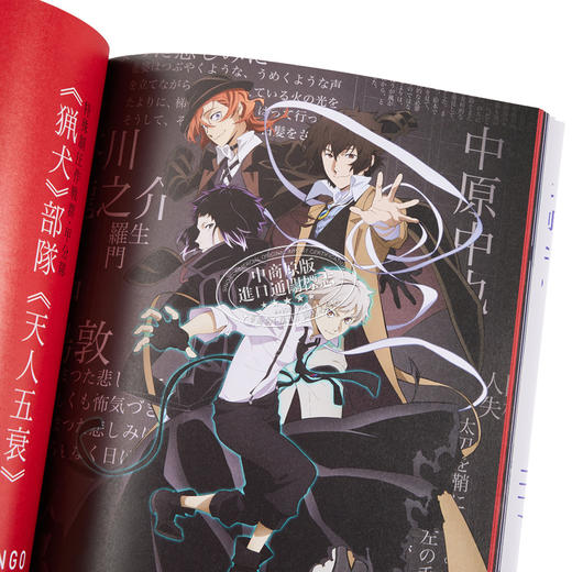 【中商原版】画集 文豪野犬 官方指导书 权化录 KADOKAWA 日文原版画集 文豪ストレイドッグス 商品图2
