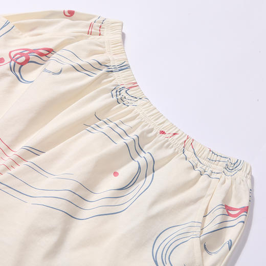 都市丽人生活家居春夏睡衣女32支纯棉单面家居服薄款短袖短裤女士棉质套装LH41D3 商品图8