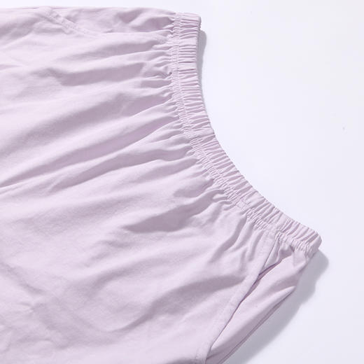 都市丽人生活家居春夏睡衣女32支CVC单面家居服薄款短袖短裤女士棉质套装LH42B8 商品图6