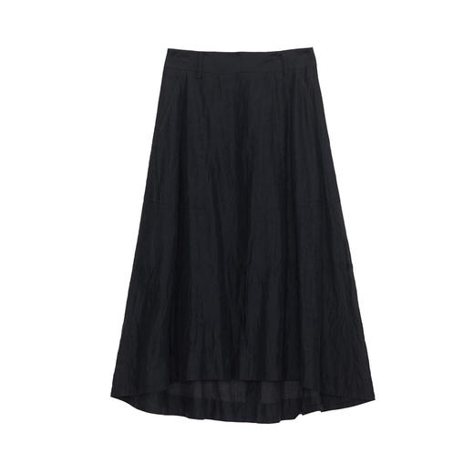 谜底通勤感半身裙女2024夏季新品文艺风柔软中长款半裙242MB0708 商品图4