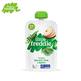 Little Freddie小皮 豌豆菠菜苹果泥（新）