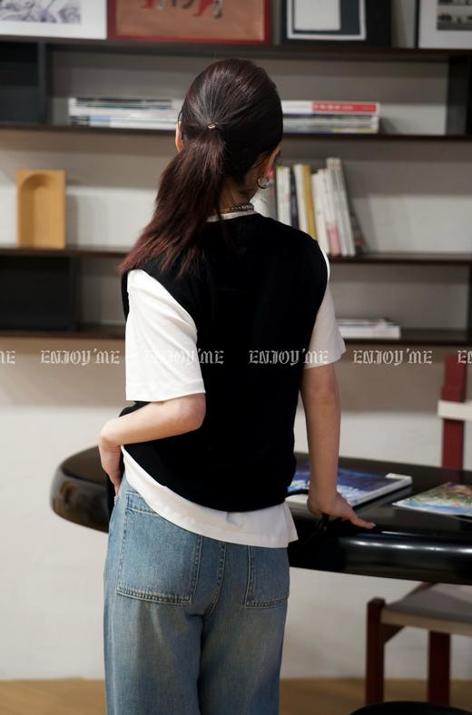 【门店同款】ENJOY夏季高知-设计感两穿针织 157049460 商品图4