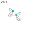 ZEGL设计师精灵之舞系列蝴蝶耳环女2024新款仙女耳钉925银针耳饰 商品缩略图4
