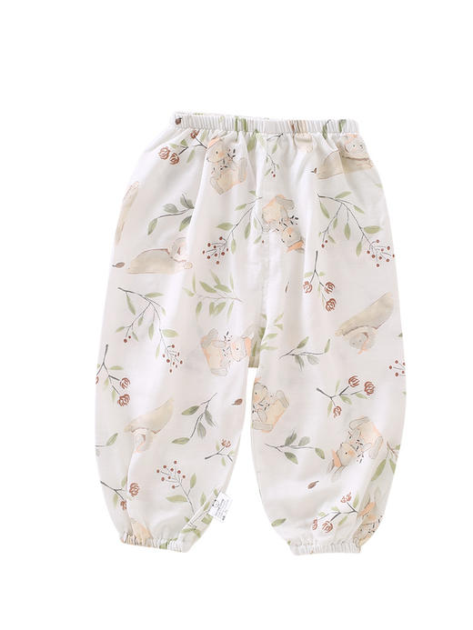 【泡芙般软感，A类标准防蚊裤！】婴儿夏季长裤竹纤维薄款宝宝空调裤，儿童睡裤夏装防蚊裤男女童裤子-lm！ 商品图3