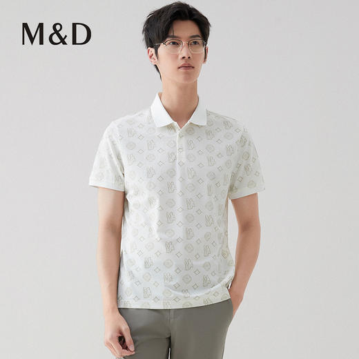 【名盾】翻领短袖T恤MXBL22616B 商品图1