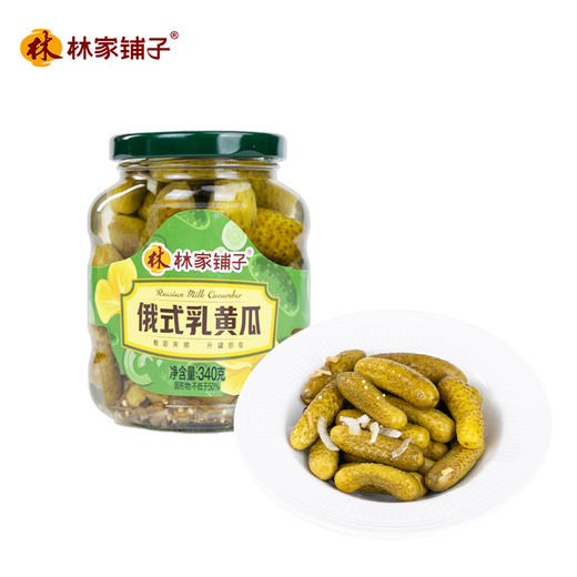 【🔥热销新品】俄式乳黄瓜鲜嫩脆爽340g*6罐 商品图1