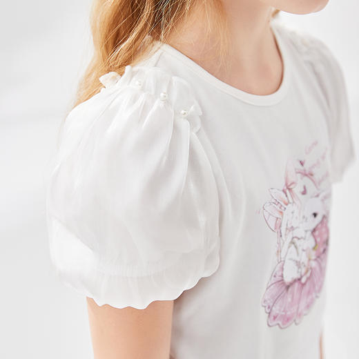 笛莎Deesha T恤2024夏季新款时尚短袖T恤 商品图3