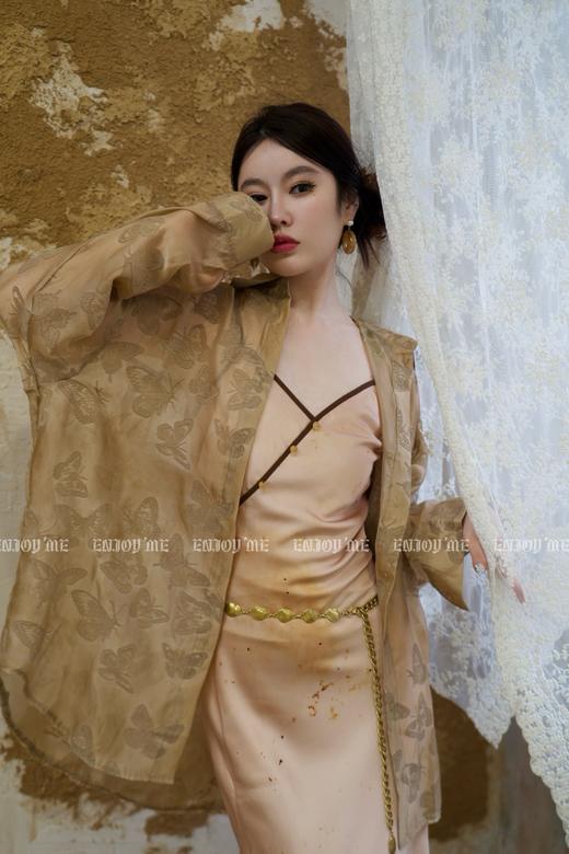 【门店同款】ENJOY夏季云敛-禅意松木琥珀吊带裙 157151181 商品图8