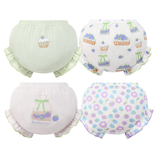 【9款组合！婴童纯棉面包裤】薄款卡通可爱童内裤面包裤纯棉双层厂家直销蝴蝶结儿童荷叶边外穿 商品图12