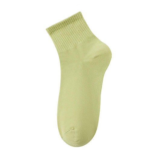 【马卡龙配色，舒适且百搭！】春夏新疆棉袜子女纯色运动袜，抗jun防臭吸汗中筒袜女士无骨袜-lm！ 商品图12