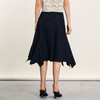 谜底半身裙女2024年夏季新品复古优雅不规则下摆中长裙242MB0681 商品缩略图2