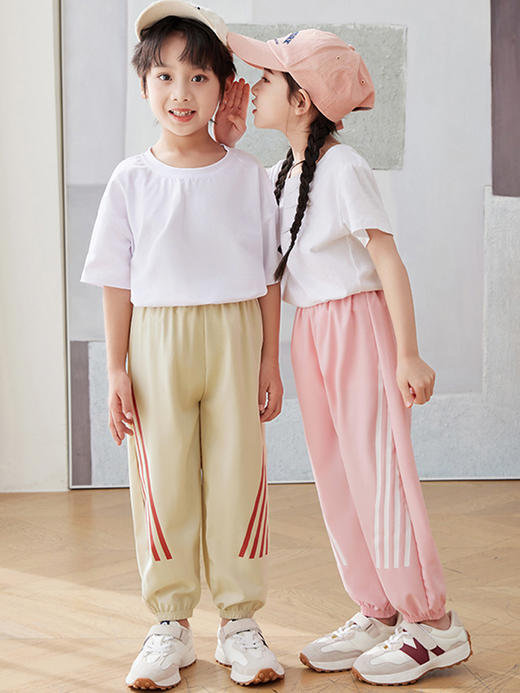 【39.9/任选2件A类蚊裤！】男童夏装裤子女童夏款运动卫裤，夏季薄中小童休闲长裤潮儿童防蚊裤-lm！-QQ 商品图3