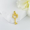 【限时7.5折】【定价黄金】足金 #小红书 3D硬金镂空卡通Hellokitty凯蒂猫钥匙吊坠(V3DDZ00139)（预售产品下单后不退款不退货不换货不补差价） 商品缩略图0