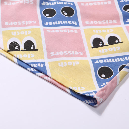 都市丽人亲情蜜语眯雅佳生活家居春夏睡衣男女童32支纯棉单面家居服薄款短袖短裤童装棉质套装JH49A2 商品图12