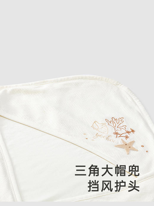 英氏婴儿大抱被夏季薄款纯棉2024新款新生儿宝宝包被YEBAJ1Q005A 商品图1