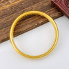 【限时克减150元】足金【油亮版本】古法空心固口外光内百福手镯泥鳅背手镯(面宽约9.4-9.8mm，厚度约4.5mm)(AIGFSZ00670-1)预售产品下单后不退款不退货不换货不补差价） 商品缩略图2