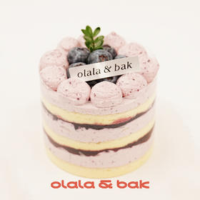 4寸蓝莓奶油蛋糕