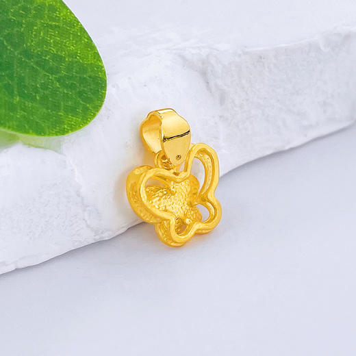 【限时克减150元元】足金999.99 #九紫离火 五9黄金七彩蝴蝶吊坠(ACDZ00295)（预售产品下单后不退款不退货不换货不补差价）（预售产品下单后不退款不退货不换货不补差价） 商品图2