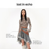 lost in echo设计师品牌小众撞色拼接流苏显瘦宽松半身裙牛仔短裙 商品缩略图1